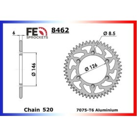 COURONNE ALU RMX.250 '89/00 48 520