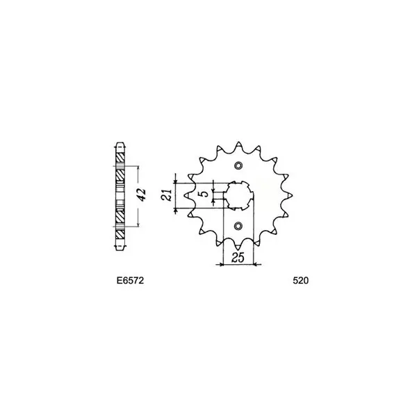 PIGNON YAM XT/SR.240/250 14 520