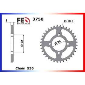 COURONNE ACIER COUR AC RD350LC 82 37 530