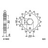 KIT CHAINE FE 125.WMX GP '89/92 12X50 MX 