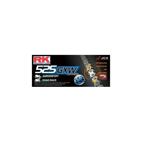 CHAINE RK NB525RO 136 MAILLONS