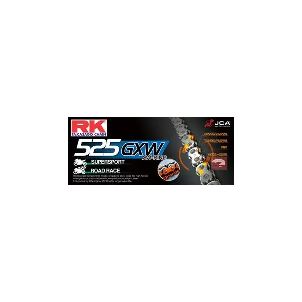 CHAINE RK ND525RO 084 MAILLONS