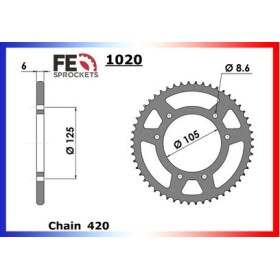 COURONNE ACIER YAMAHA DTR.50.R/SM'03/11 62 420