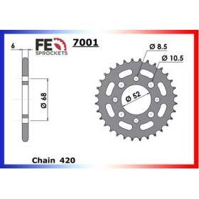 COURONNE ACIER COUR AC ER21/AP/TS50/GT50 40