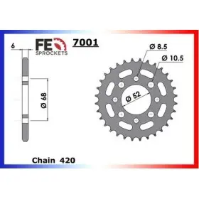 COURONNE ACIER KLX.110 '05/13 43 420