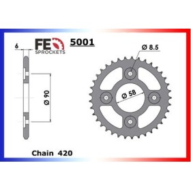 COURONNE ACIER CIER HONDA 110i Wave '12/13 36 420