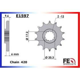 PIGNON PSB KTM 60.SX '98/99 15 420