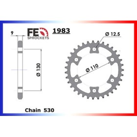 COURONNE ACIER BOMBARDIER 650.BAJA'00 35 530