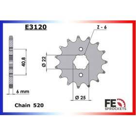 PIGNON BOMBARDIER DS.250 '05/06 15 520