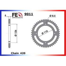 COURONNE ACIER SOHOO 125.PRO '06 43 420