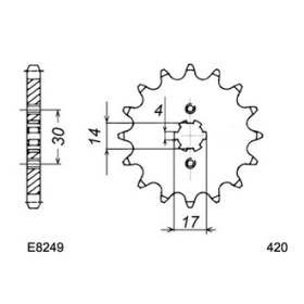 PIGNON PSB PIT E8249 14 420