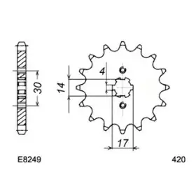 PIGNON PSB PIT E8249 14 420