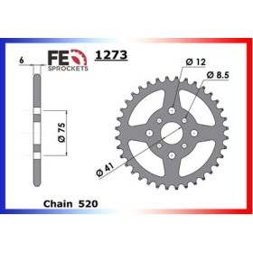 COURONNE ACIER BASHAN 200/250 QUAD '06/09 36 520