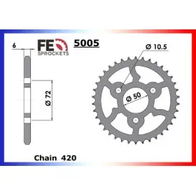 COURONNE ACIER NS1.75 '92/93 37 420