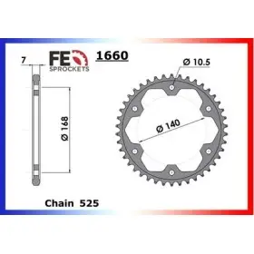 COURONNE ACIER BMW F.850.GS '08/13 51 525