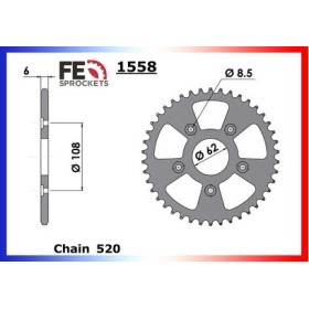 COURONNE ACIER 125.SUPER CITY '91/99 40 520