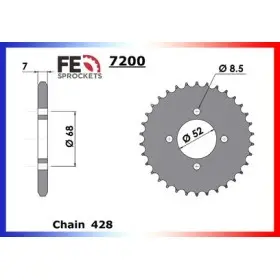 COURONNE ACIER RT.80.Z 34 428