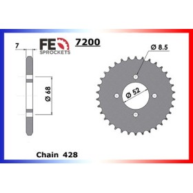 COURONNE ACIER RT.80.Z 47 428