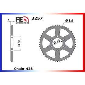 COURONNE ACIER COUR AC YZ80 1980A1983 47 428