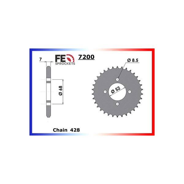 COURONNE ACIER  RM.80.X '78/81 32 428 