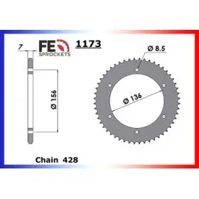 COURONNE ACIER FANTIC 50.CABALLERO'96 56 428