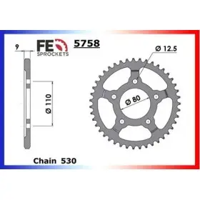 COURONNE ACIER TRIUMPH 750 à 1200 CM3'92/97 40