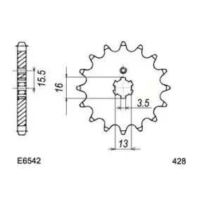 PIGNON YAM DT80MX/S '84 13 428