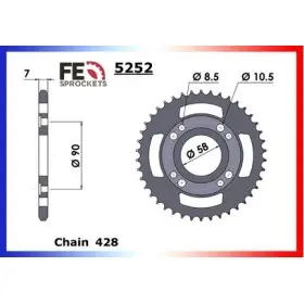 COURONNE ACIER CHUNLAN 125.CL 3A '00/03 60 428