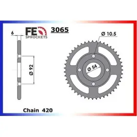 COURONNE ACIER MBK 50.X.POWER '00/01 47 420