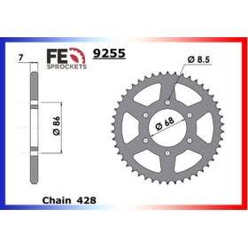 COURONNE ACIER BN.125.ELIMINATOR'98/05 42 428