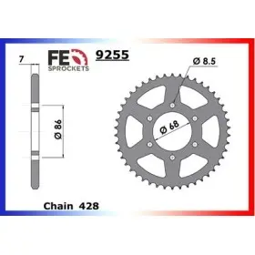 COURONNE ACIER BN.125.ELIMINATOR'98/05 42 428