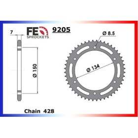 COURONNE ACIER COUR AC KMX125 '86/03 50 428