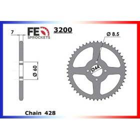 COURONNE ACIER TTR.125 '00 45 428
