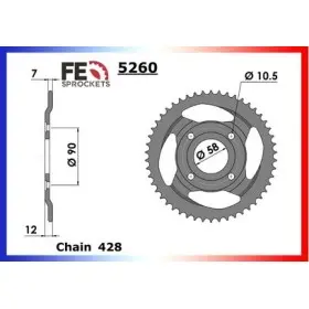 COURONNE ACIER NX.125 '89/00 50 428