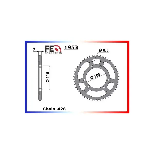 CHR.125.WXE Enduro'04 14X52 RK428KRO #