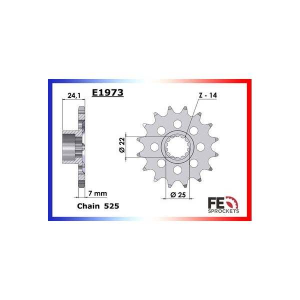 KIT CHAINE FE MV.675.B3 '12/14 16X43 XWUR 