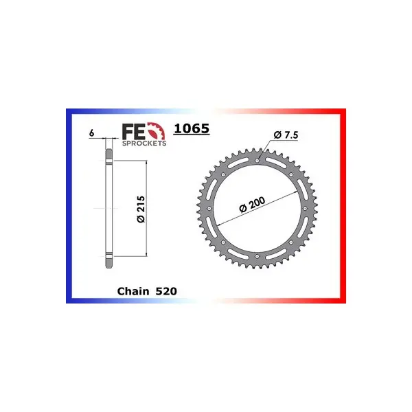 KIT CHAINE FE 390.GS '81/82 13X48 RX/XW.SR