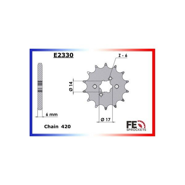 KIT CHAINE FE 50.GSM/ZULU '01/03 12X52 R* 