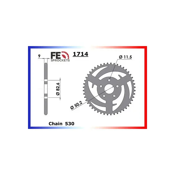 KIT CHAINE FE 883SPORTSTER'91/93 (5vit) 21X48 XWUR