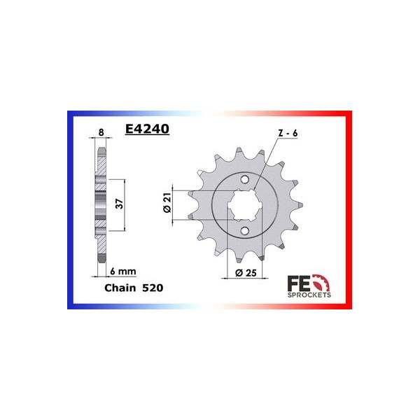 KIT CHAINE FE 300.BAJA / CROSSER '08-10 15X40 OR* 