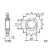 KIT CHAINE FE 501.FC Cross '00/01 14X48 ORµ 