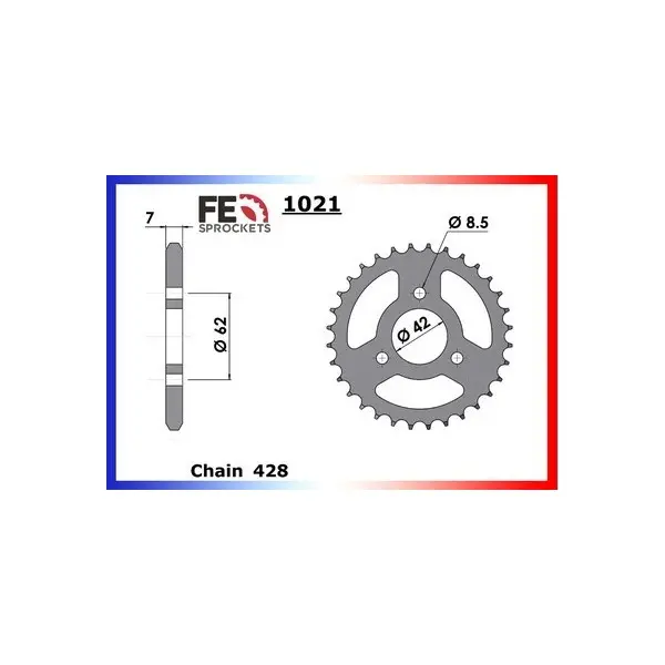 KIT CHAINE FE 50.ULTIMATE (Quad) '11 13X32 R
