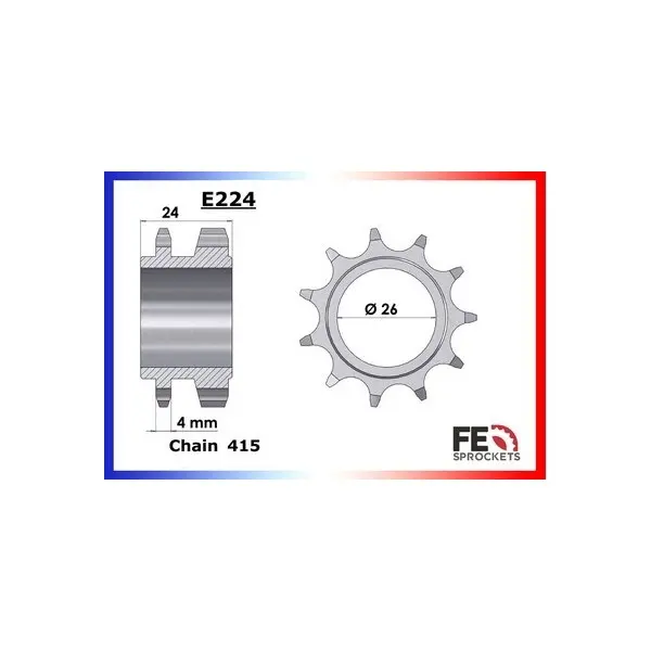 KIT CHAINE FE KANSAS '03/04 11X56 SR