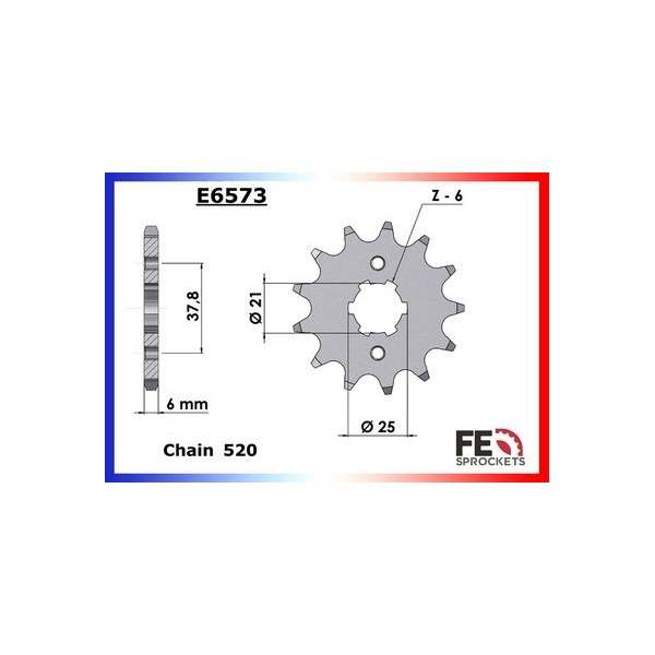 KIT CHAINE FE 125.ROADSTER V2'98 13X53 RX/XW.SR 