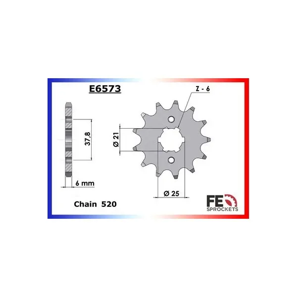 KIT CHAINE FE 125.ROADSTER V2'98 13X53 RX/XW.SR