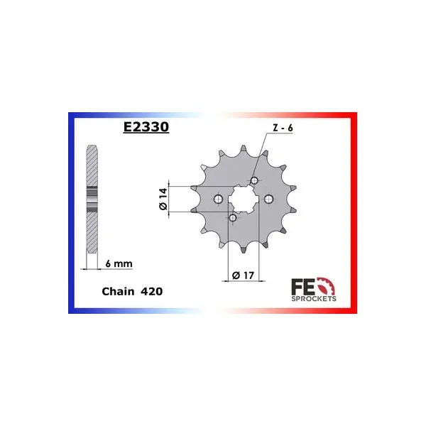 KIT CHAINE FE SENDA.50.R DRD PRO '06/10 12X53 OR