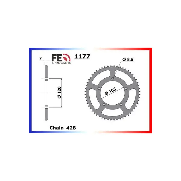 KIT CHAINE FE 50.GS HRD '96/97 13X56 RX/XW.SR