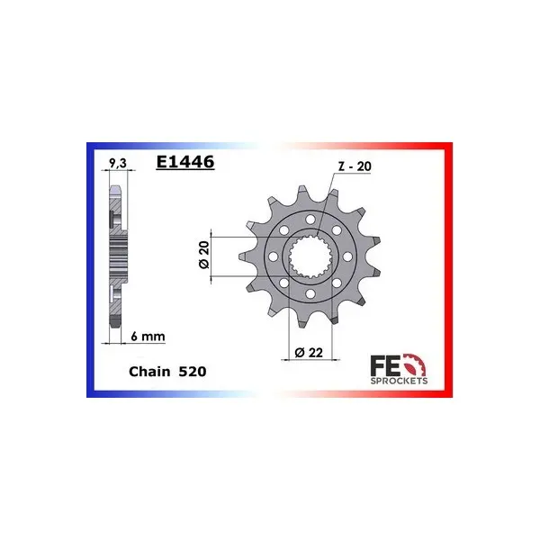 KIT CHAINE FE 2.5 SE i-F Enduro '08/09 13X49 RU