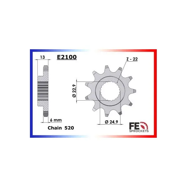 KIT CHAINE FE 400.SCRAMBLER'98/02 13X36 OR*