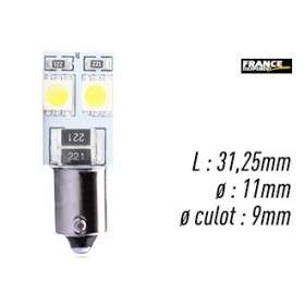 AMPOULE BLANCHE TYPE BA9S/T4W